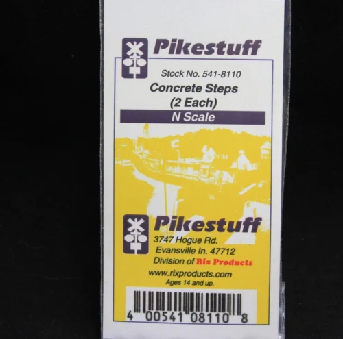 Pikestuff 541-8110 - Concrete Steps (2 Each) - N Scale Kit