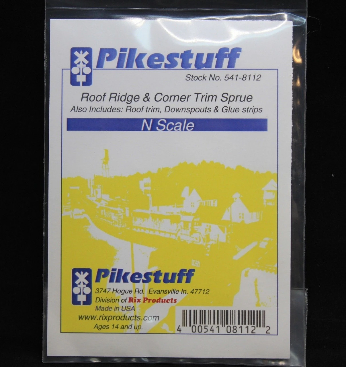 Pikestuff 541-8112 - Roof Ridge & Corner Trim Sprue - N Scale Kit 3 Pikestuff 541-8112 - Roof Ridge & Corner Trim Sprue - N Scale Kit