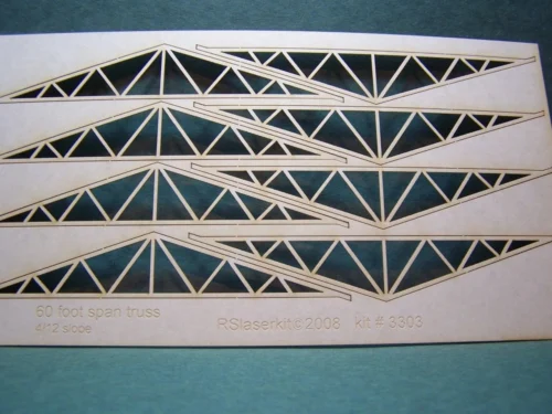 RslaserKits 3303 - Trusses (60 Foot) - N Scale Kit