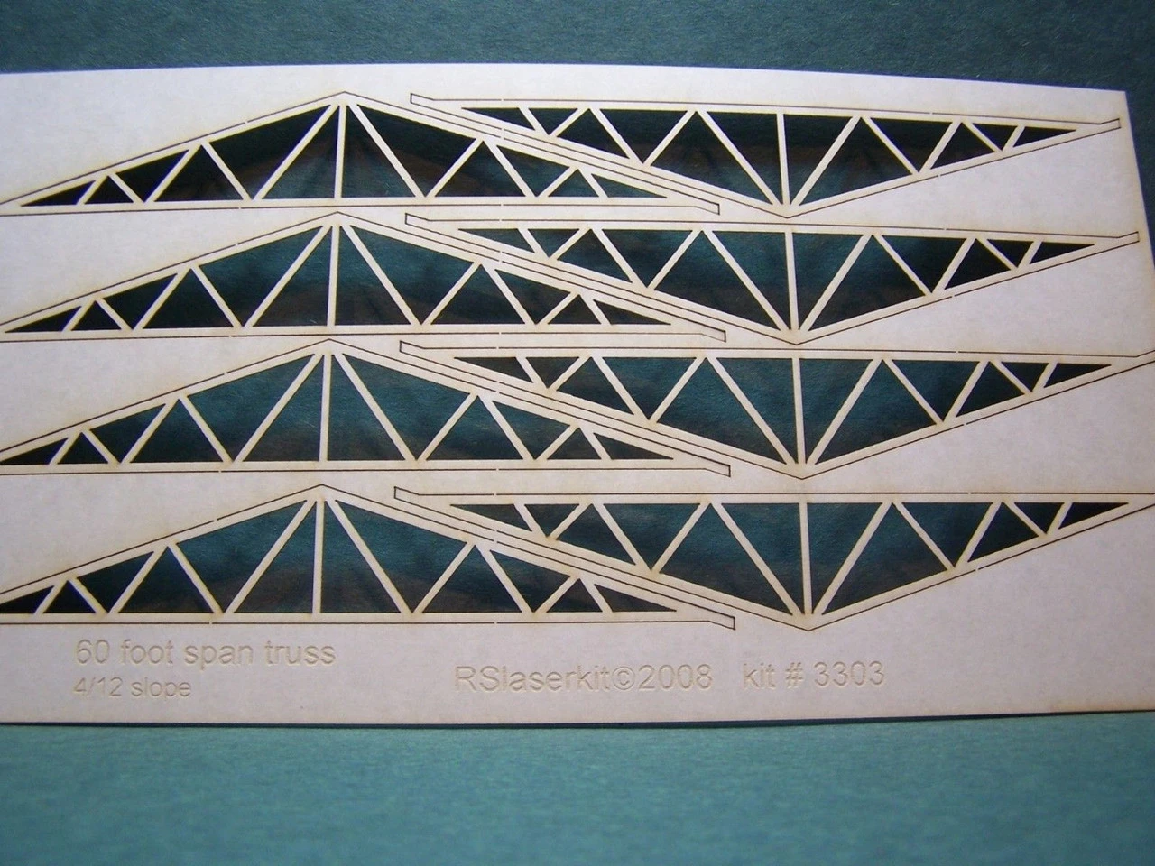 RslaserKits 3303 - Trusses (60 Foot) - N Scale Kit 3 RslaserKits 3303 - Trusses (60 Foot) - N Scale Kit