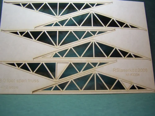 RslaserKits - RSL 3304 - 80' Span Trusses N Scale