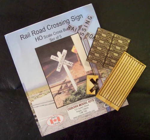 Osborn Models 1061 - Rail Road Crossing Sign - HO Scale