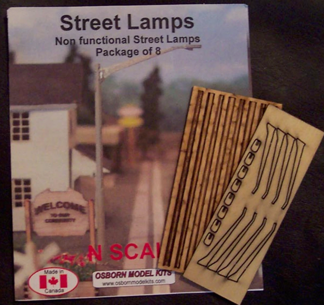 Osborn Models 3098 - Street Lamps - N Scale 3 Osborn Models 3098 - Street Lamps - N Scale