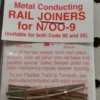 PECO SL-310 - Metal Conducting Rail Joiners For Code 55/80 - N Scale -Model Train Hub Peco SL 310 Metal Conducting Rail joiners for NOO 9 121349490765 54929.1645223735