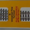 PECO SL-E386F - Code 55 Curved Turnout Right Hand (Electrofrog) - N Scale -Model Train Hub Peco SL E386F Curved Turnout Right Hand Code 55 Electrofrog 121349488810 21211.1645223746