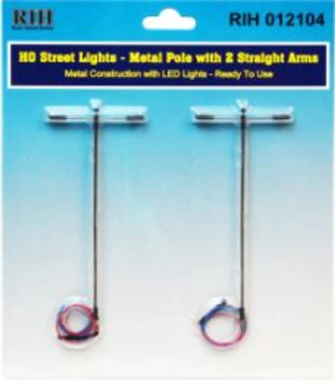 Rock Island Hobby 012104 - HO Scale Street Lights With Single Pole And 2 Straight Arms - HO Scale 3 Rock Island Hobby 012104 - HO Scale Street Lights With Single Pole And 2 Straight Arms - HO Scale