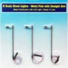 Rock Island Hobby 013101 - N Scale Streetlights Metal Pole With Straight Arm - N Scale -Model Train Hub RIH013101 16289.1645223871