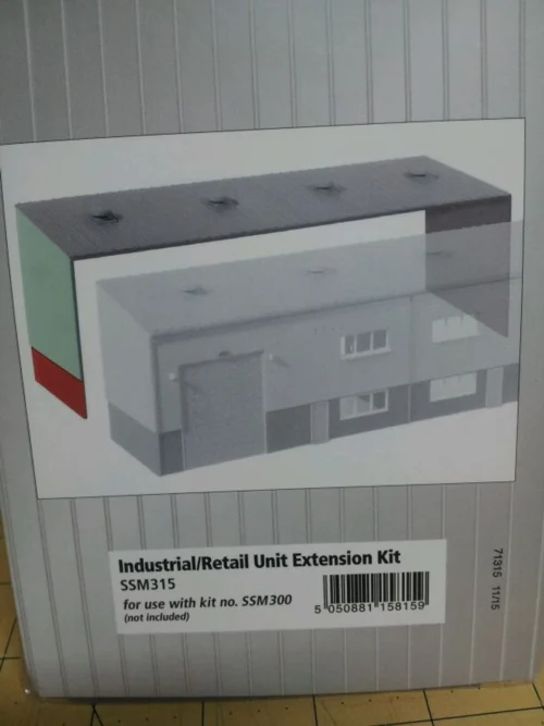 Wills Kits SSM315 - Industrial / Retail Extension Kit - HO Scale