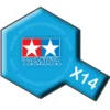 Tamiya 81014 - X14 Sky Blue 23ml -Model Train Hub X14 30943.1645224048