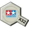 Tamiya 81032 - X32 Titanium Silver 23ml 1 Tamiya 81032 - X32 Titanium Silver 23ml -Model Train Hub X32 01202.1645224053