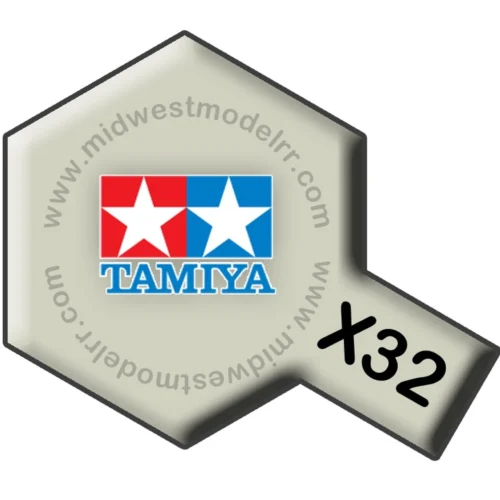 Tamiya 81032 - X32 Titanium Silver 23ml