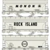 Accurail 8151 - Midwest Railroads - ACF 2-Bay Covered Hopper 3-pack - HO Scale 1 Accurail 8151 - Midwest Railroads - ACF 2-Bay Covered Hopper 3-pack - HO Scale -Model Train Hub a82470adacu8151 90661.1680819722