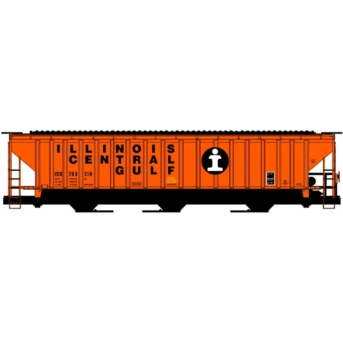 Accurail 81493 - 50' PS 3-Bay Covered Hopper Illinois Central Gulf (ICG) 765210 - HO Scale Kit