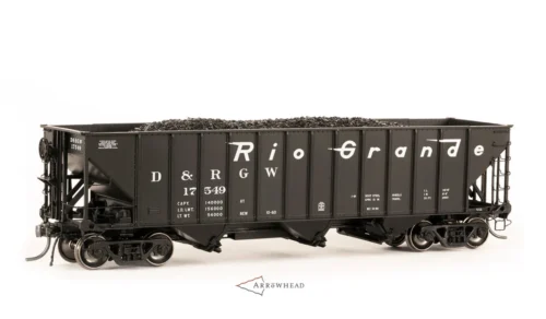 Arrowhead Models 1020-04 - As Delivered '10-1960', Committee Design Hopper Denver & Rio Grande Western (D&RGW) 17534 - HO Scale