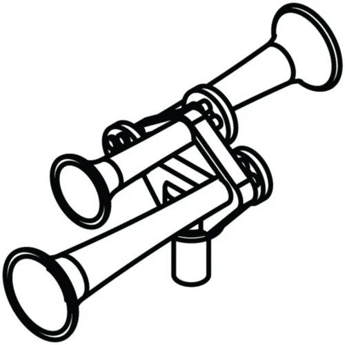 Athearn 01035 - Leslie S-3K 3-Chime R-Hand Chime Reverse (3) - HO Scale