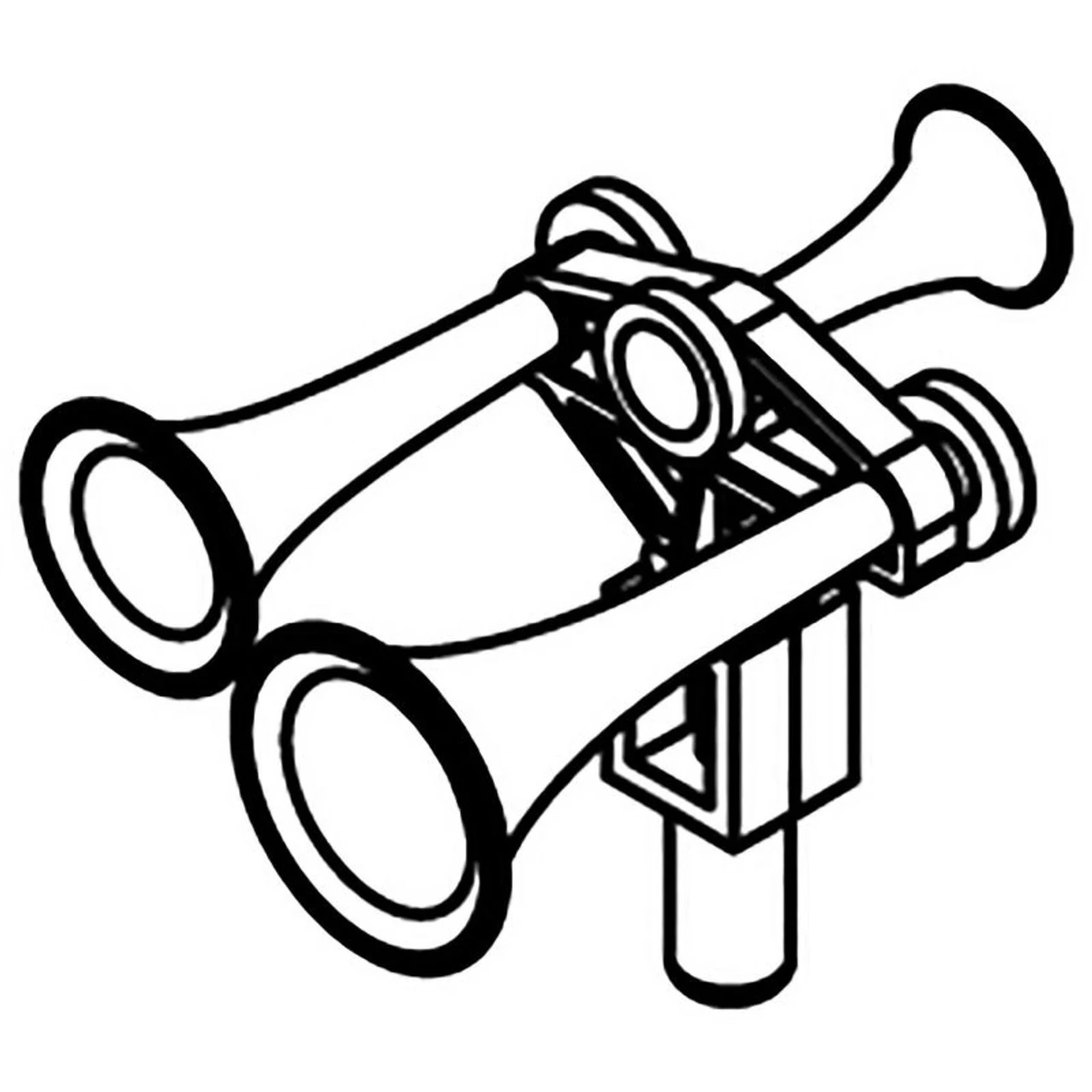 Athearn 02035 - Horn Leslie S-3L-R Std Profile (3) - HO Scale 3 Athearn 02035 - Horn Leslie S-3L-R Std Profile (3) - HO Scale