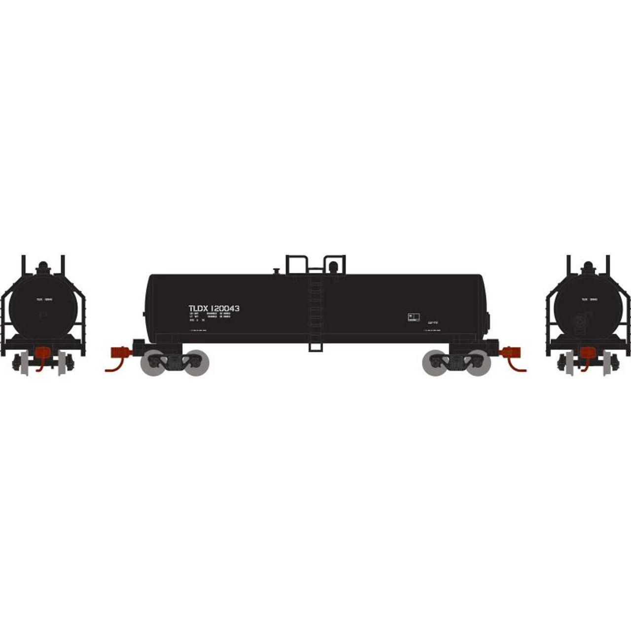 Athearn 13732 - RTC 20,900 Gallon Tank GE Rail Services (TLDX) 120043 - N Scale 3 Athearn 13732 - RTC 20,900 Gallon Tank GE Rail Services (TLDX) 120043 - N Scale