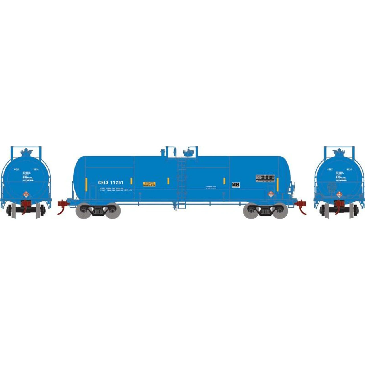 Athearn RTR 15948 - RTC 20,900 Gallon Tank Celtran Inc (CELX) 11251 - HO Scale 3 Athearn RTR 15948 - RTC 20,900 Gallon Tank Celtran Inc (CELX) 11251 - HO Scale