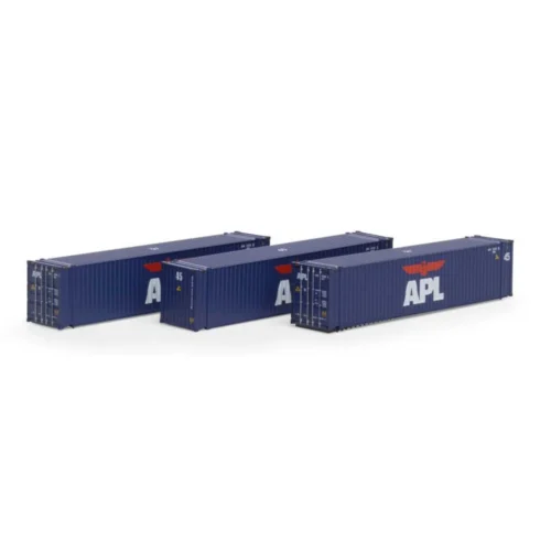 Athearn RTR 28044 - 45' Container (3) APL - HO Scale