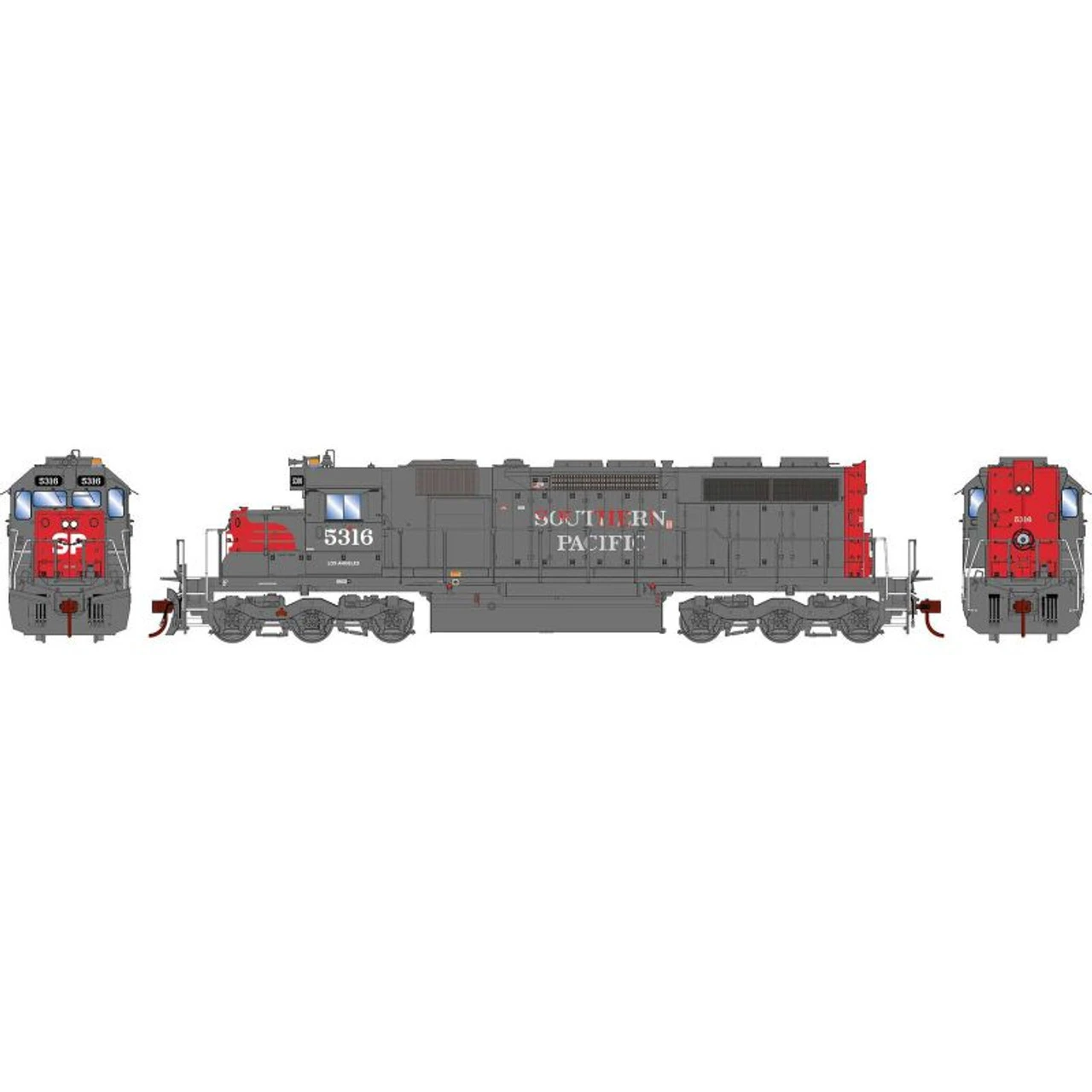 Athearn RTR 71501 - EMD SD39 Southern Pacific (SP) 5316 - HO Scale 3 Athearn RTR 71501 - EMD SD39 Southern Pacific (SP) 5316 - HO Scale