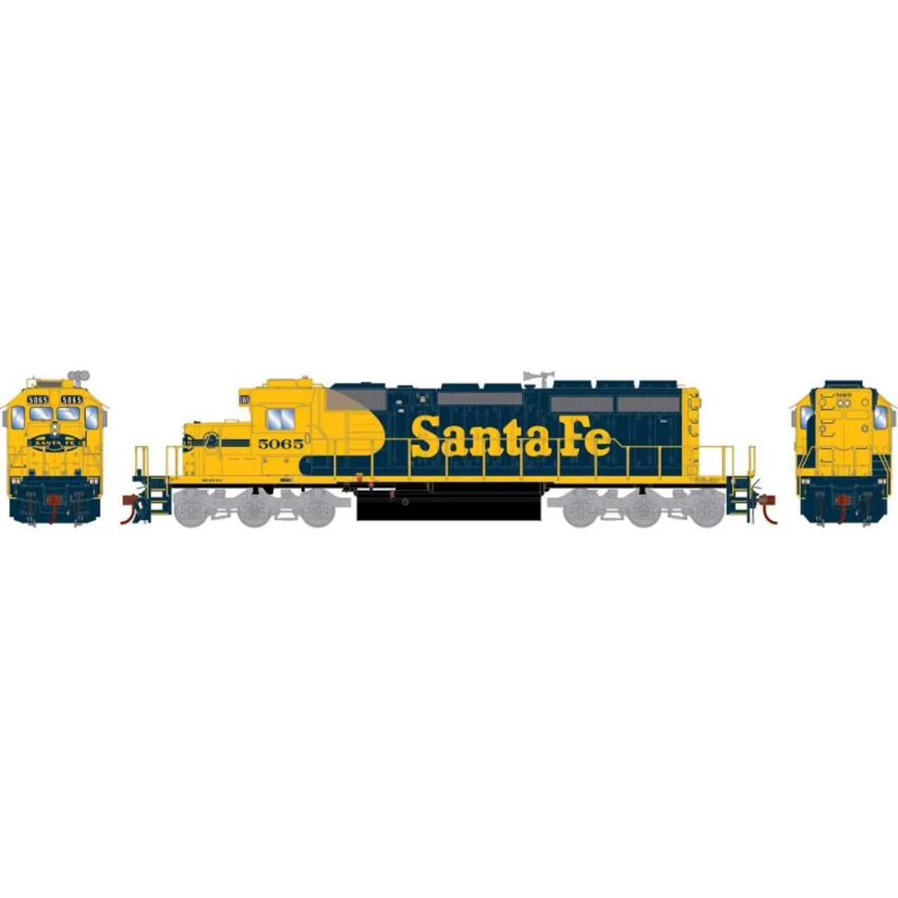 Athearn RTR 72182 - EMD SD40-2 W/ Tsunami2 DCC & Sound Atchison, Topeka And Santa Fe (ATSF) 5065 - HO Scale 3 Athearn RTR 72182 - EMD SD40-2 W/ Tsunami2 DCC & Sound Atchison, Topeka And Santa Fe (ATSF) 5065 - HO Scale