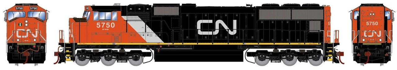 Athearn Genesis 75825 - EMD SD75I W/ Tsunami2 DCC & Sound Canadian National (CN) 5750 - HO Scale 3 Athearn Genesis 75825 - EMD SD75I W/ Tsunami2 DCC & Sound Canadian National (CN) 5750 - HO Scale
