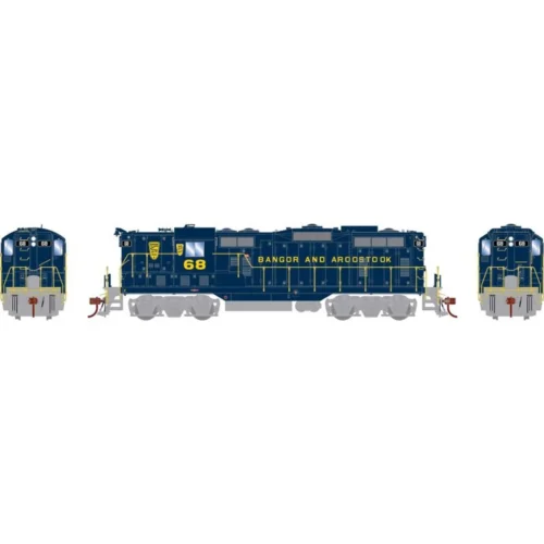 Athearn Genesis 82345 - EMD GP7 W/ DCC & Sound Bangor & Aroostook (BAR) 68 - HO Scale