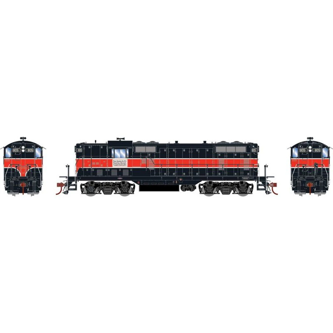 Athearn Genesis 82351 - EMD GP7 W/ DCC & Sound Kansas Oklahoma & Gulf (KO&G) 805 - HO Scale 3 Athearn Genesis 82351 - EMD GP7 W/ DCC & Sound Kansas Oklahoma & Gulf (KO&G) 805 - HO Scale