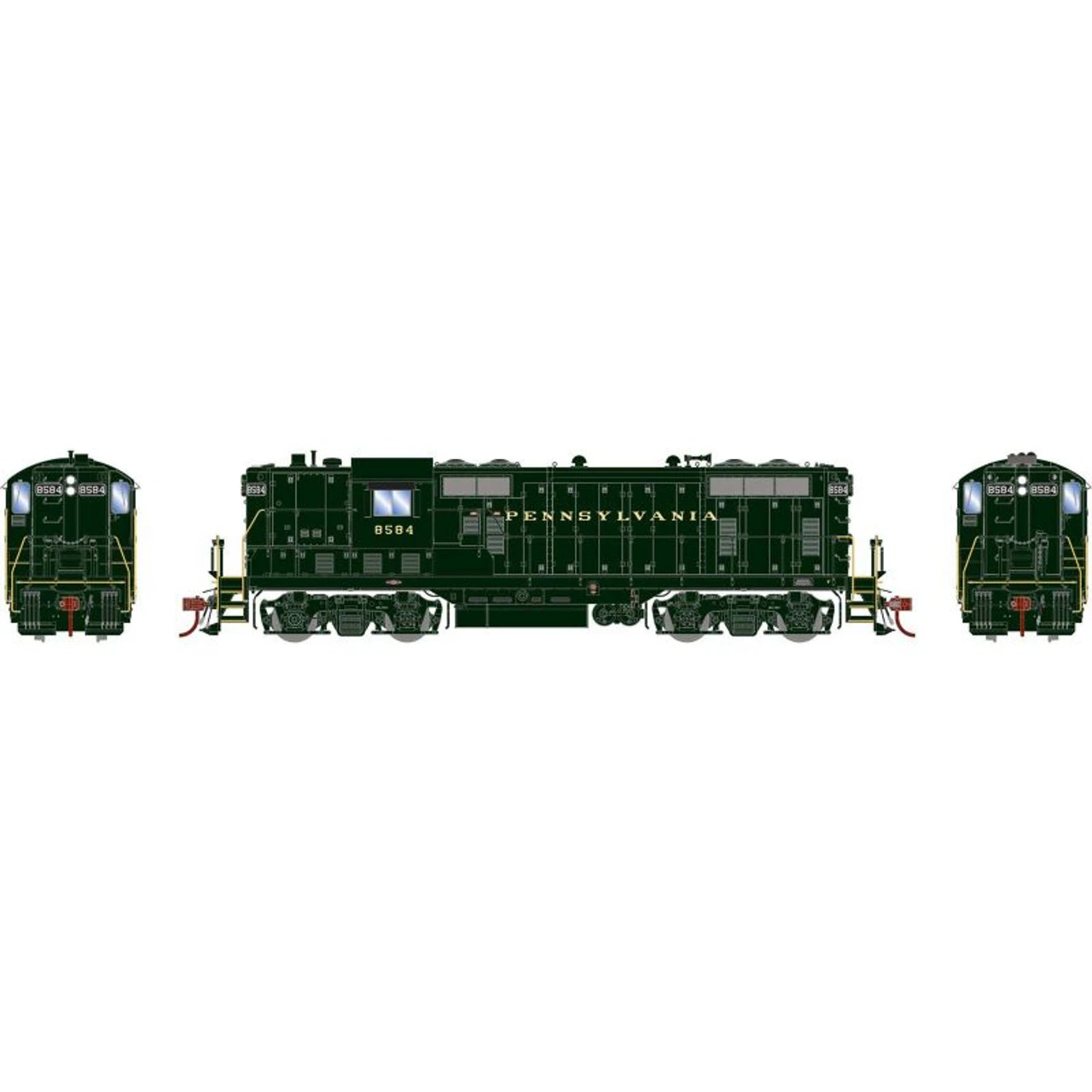 Athearn Genesis 82256 - EMD GP7 Pennsylvania (PRR) 8584 - HO Scale 3 Athearn Genesis 82256 - EMD GP7 Pennsylvania (PRR) 8584 - HO Scale