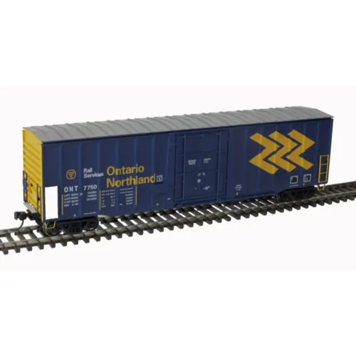 Atlas 20006089 - NSC 50' 5277 Plug Door Box Car Ontario Northland (ONT) 7773 - HO Scale
