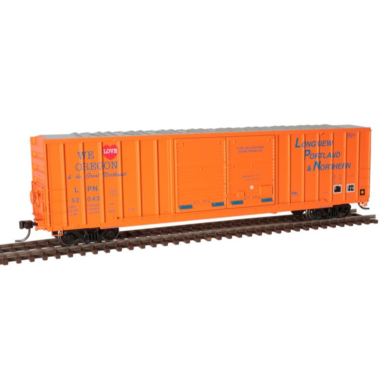 Atlas 20006309 - FMC 5503 Double Door Box Car Longview Portland & Northern (LPN) 52024 - HO Scale 3 Atlas 20006309 - FMC 5503 Double Door Box Car Longview Portland & Northern (LPN) 52024 - HO Scale