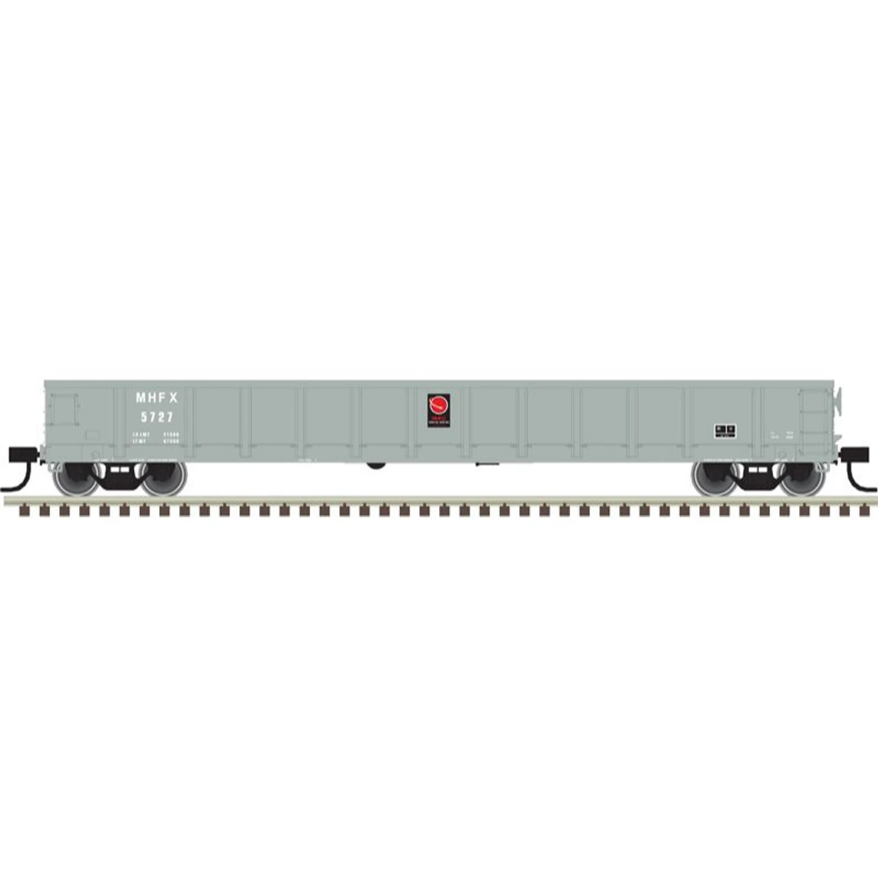 Atlas 20006866 - Evans 52'6" Gondola MHF Logistic Solutions (MHFX) 5754 - HO Scale 3 Atlas 20006866 - Evans 52'6" Gondola MHF Logistic Solutions (MHFX) 5754 - HO Scale