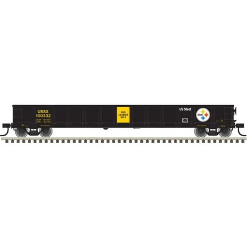 Atlas 20006873 - Evans 52'6" Gondola US Steel (USSX) 100366 - HO Scale