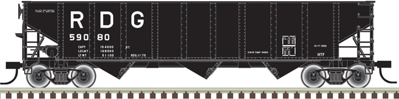 Atlas 20006926 - AAR 70 Ton 3-Bay Open Hopper Reading (RDG) 59058 - HO Scale 3 Atlas 20006926 - AAR 70 Ton 3-Bay Open Hopper Reading (RDG) 59058 - HO Scale
