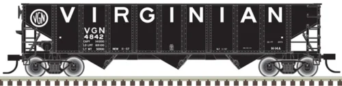 Atlas 20006931 - AAR 70 Ton 3-Bay Open Hopper Virginian (VGN) 4919 - HO Scale