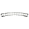 Atlas 2510 - 9-3/4" Radius, Code 80 Black Ties Pkg(6) - N Scale -Model Train Hub atl2510 49650.1682784045
