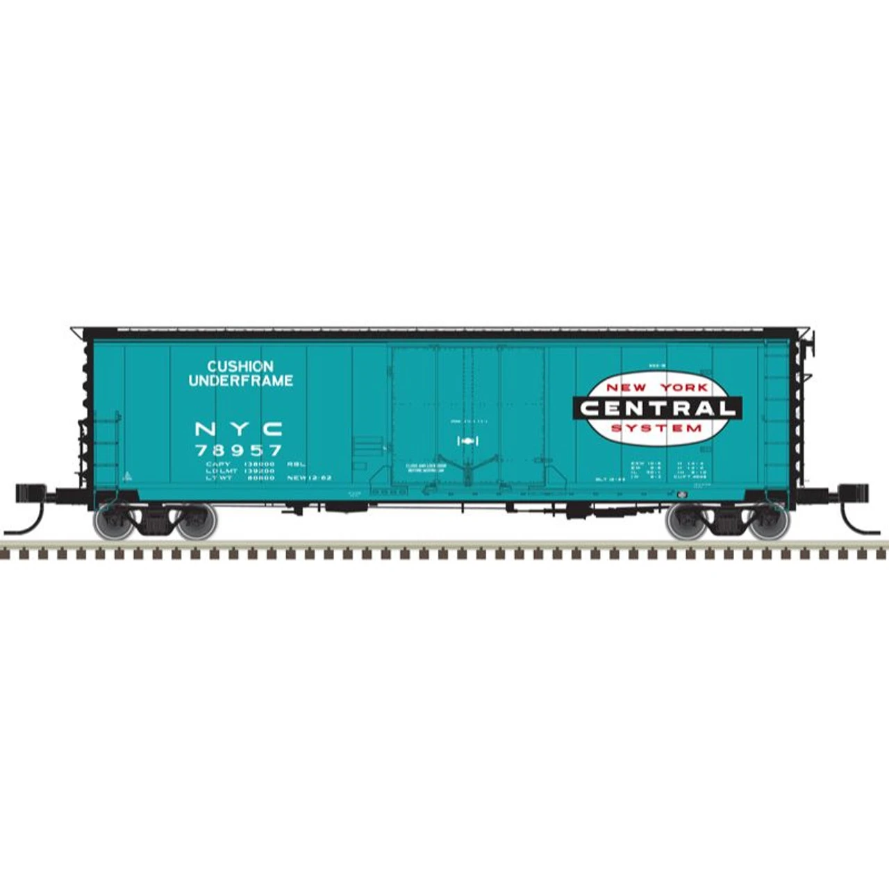 Atlas 50005695 - GA 50' RBL Box Car New York Central (NYC) 78951 - N Scale 3 Atlas 50005695 - GA 50' RBL Box Car New York Central (NYC) 78951 - N Scale