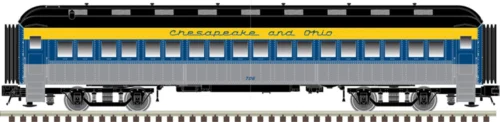 Atlas 50006256 - 60' Passenger Car Chesapeake & Ohio (C&O) 713 - N Scale
