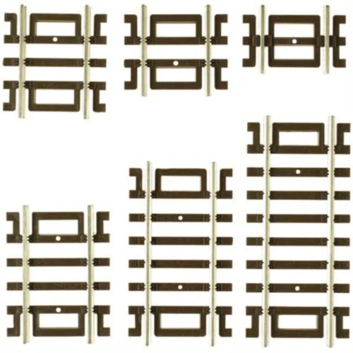 Atlas 524 - Short Straight Assortment - 12 Pc Total - HO Scale