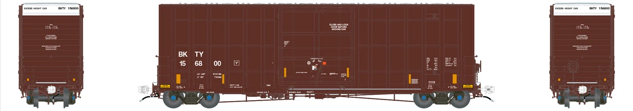 Aurora Miniatures 305025 - Gunderson 6276 50' Plate F Boxcar Union Pacific (BKTY) 156800 - HO Scale 3 Aurora Miniatures 305025 - Gunderson 6276 50' Plate F Boxcar Union Pacific (BKTY) 156800 - HO Scale