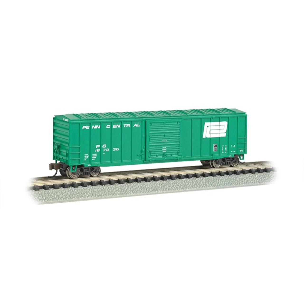 Bachmann 19662 - ACF 50'6" Outside Braced Box Car Penn Central (PC) 167335 - N Scale 3 Bachmann 19662 - ACF 50'6" Outside Braced Box Car Penn Central (PC) 167335 - N Scale
