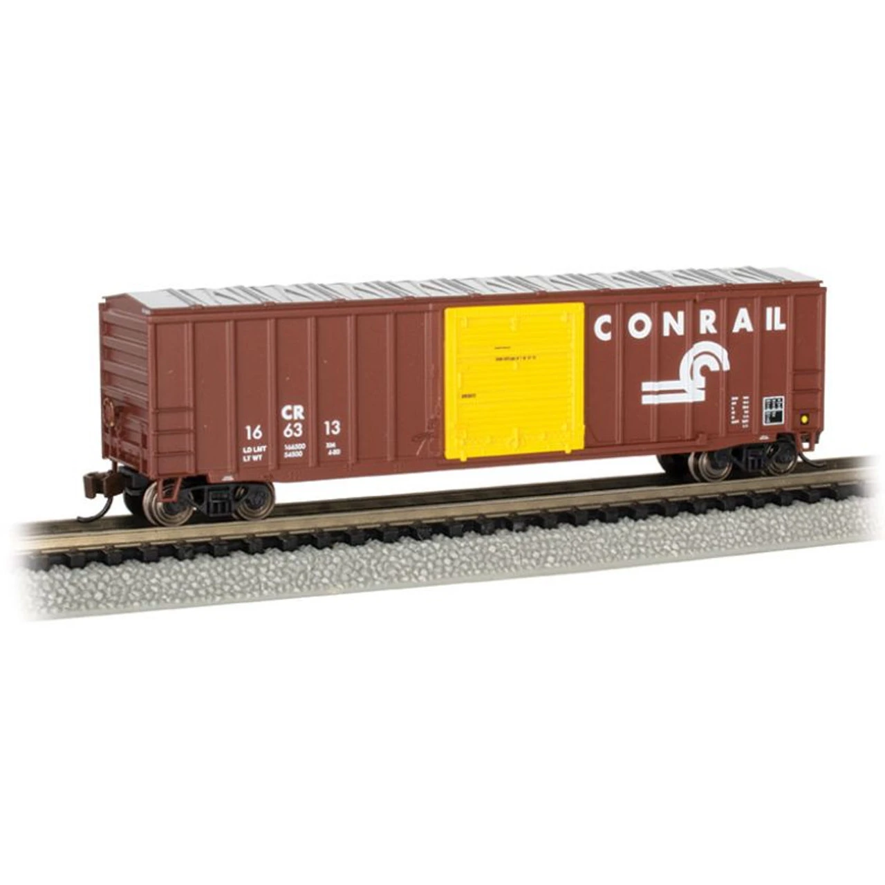 Bachmann 19664 - ACF 50'6" Outside Braced Box Car Conrail (CR) 163313 - N Scale 3 Bachmann 19664 - ACF 50'6" Outside Braced Box Car Conrail (CR) 163313 - N Scale