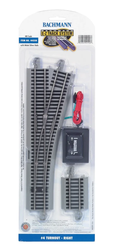 Bachmann 44558 - #4 Turnout - Right - HO Scale