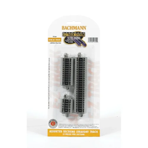 Bachmann 44829 - EZ Track Asst Straight Track 2pc - N Scale