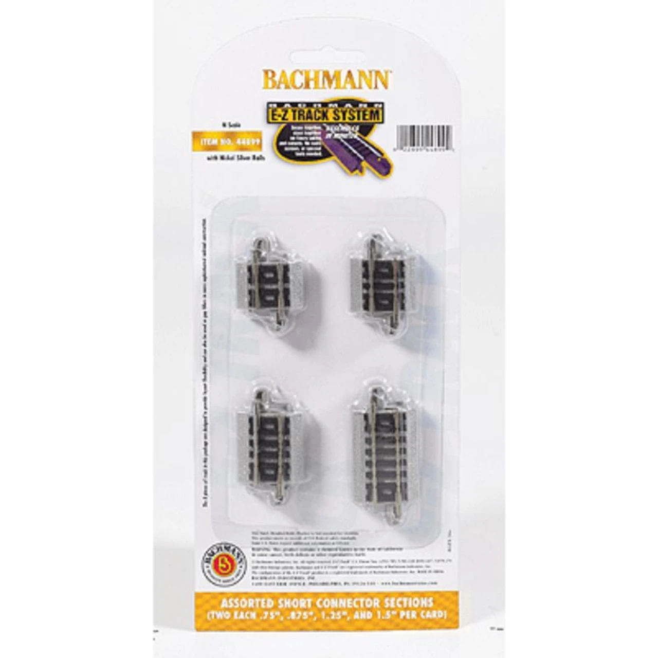 Bachmann 44899 - EZ Track Assorted Short Connecting Sections 8pc - N Scale 3 Bachmann 44899 - EZ Track Assorted Short Connecting Sections 8pc - N Scale