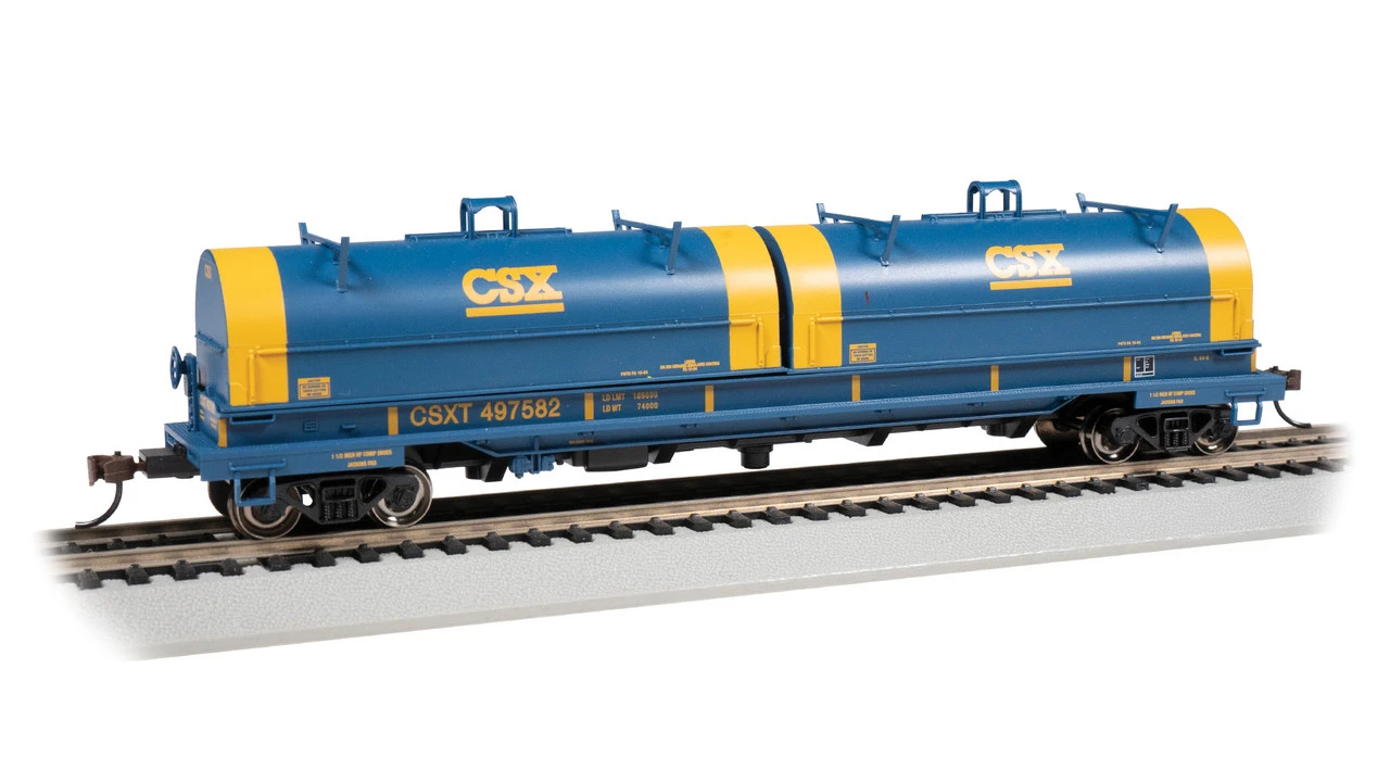 Bachmann 71402 - 55' Steel Coil Car (With Load) CSX (CSXT) 497582 - HO Scale 3 Bachmann 71402 - 55' Steel Coil Car (With Load) CSX (CSXT) 497582 - HO Scale
