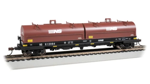 Bachmann 71403 - 55' Steel Coil Car (With Load) Norfolk Southern (NS) 612084 - HO Scale