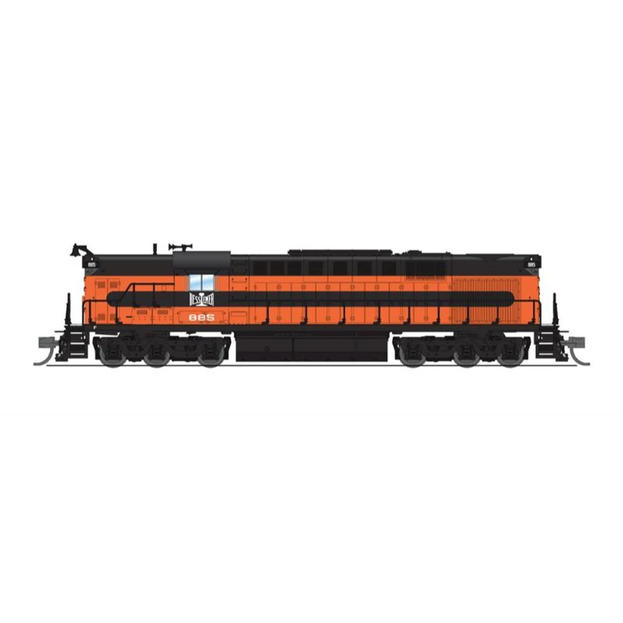 Broadway Limited 6614 - ALCO RSD-15 W/ Paragon4 Sound/DC/DCC Bessemer And Lake Erie (BLE) 885 - N Scale 3 Broadway Limited 6614 - ALCO RSD-15 W/ Paragon4 Sound/DC/DCC Bessemer And Lake Erie (BLE) 885 - N Scale