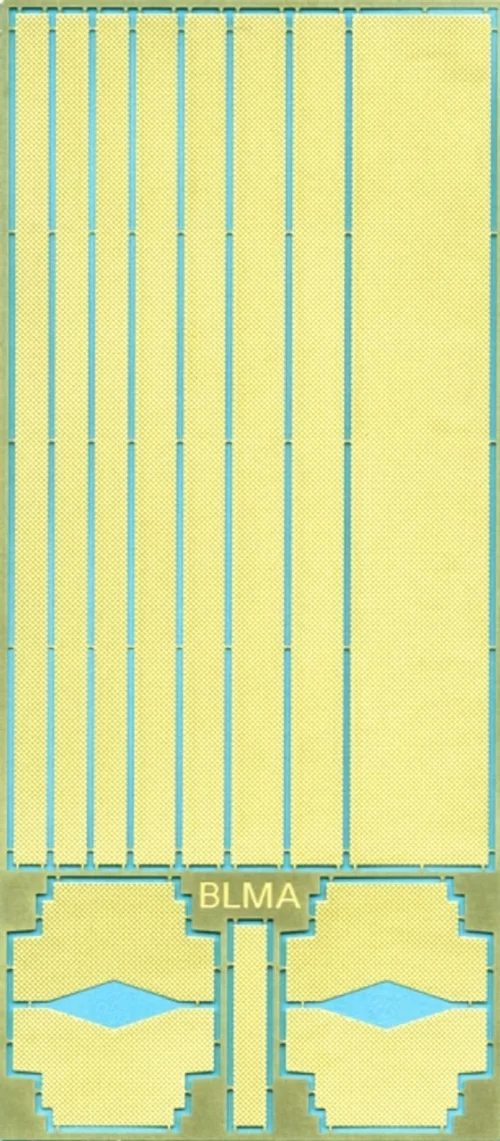 BLMA #250 - Diamond Tread Plate - Various Shapes & Strips - N Scale