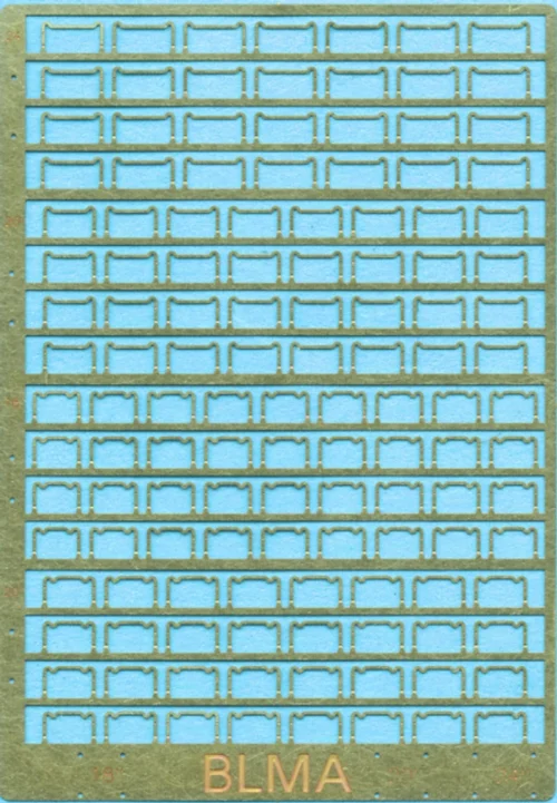 BLMA #98 - E/F Unit & Passenger Car Ladder Grab Irons - N Scale